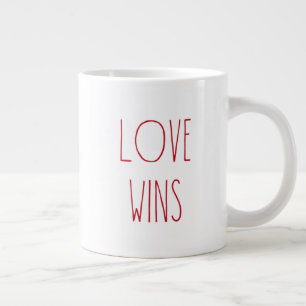 Rote Liebe Gewinnt Spezialtasse Jumbo-Tasse