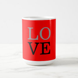Rote Liebe Hochzeit Kaffeetasse