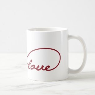 Rote Liebe Unendlichkeit Tasse
