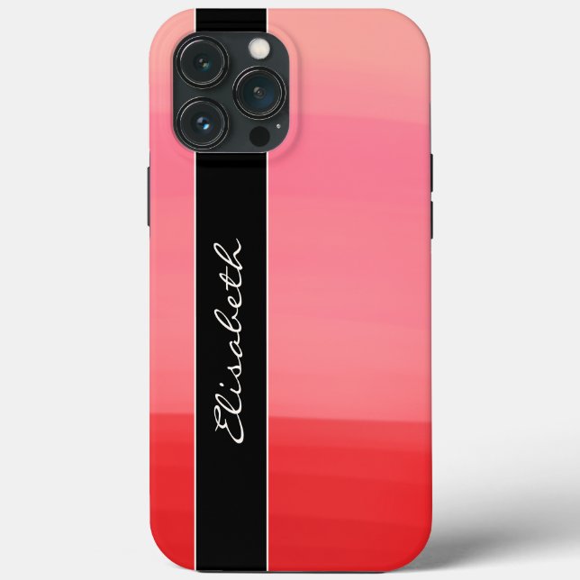 Rote Linien Case-Mate iPhone Hülle (Rückseite)