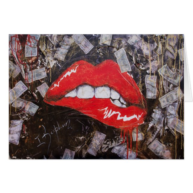 Rote Lippen (Vorderseite (Horizontal))