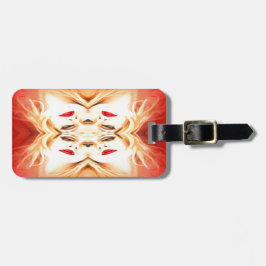 Rote Lippen Gepäckanhänger