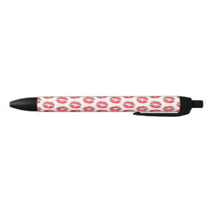 Rote Lippen, Lippenmuster, Roter Lippenstift, Kuss Kugelschreiber