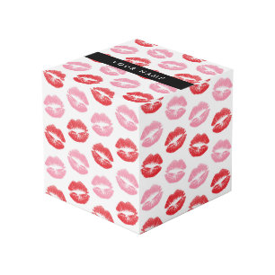 Rote Lippen, rosa Lippen, Kuss, Ihr Name, personal Würfel