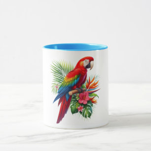 Rote Maca tropische Blüte Tasse