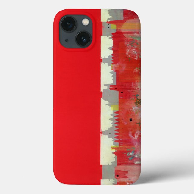 Rote Malerei Case-Mate iPhone Hülle (Rückseite)