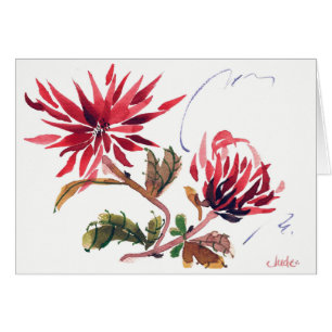 Rote Mamas (5" x 7"), weiße Umschläge
