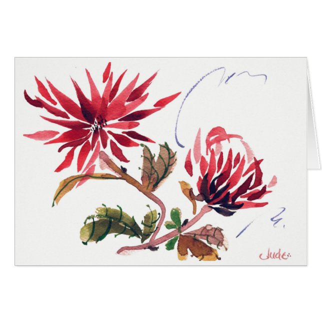 Rote Mamas (5" x 7"), weiße Umschläge (Vorderseite (Horizontal))