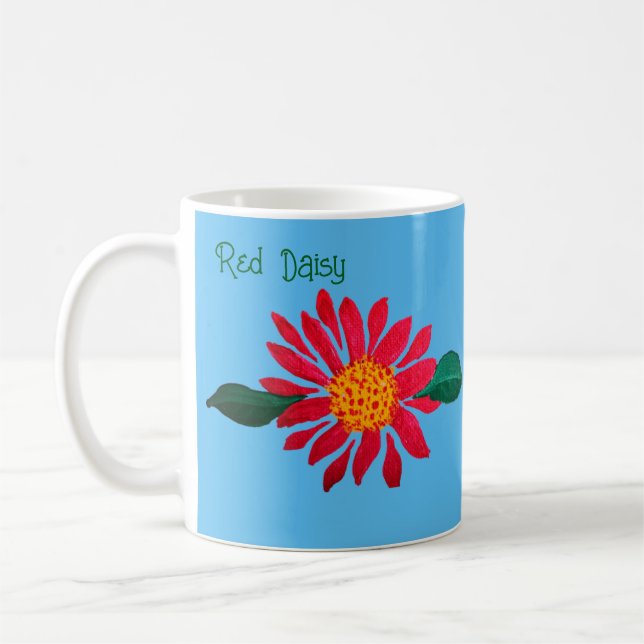 Rote Margerite  Kaffeetasse (Links)
