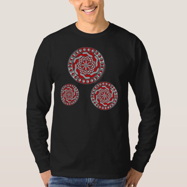 Rote Maschine Männer dunkles Shirt (Vorderseite)