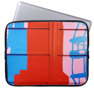 Rote Mauer Laptopschutzhülle