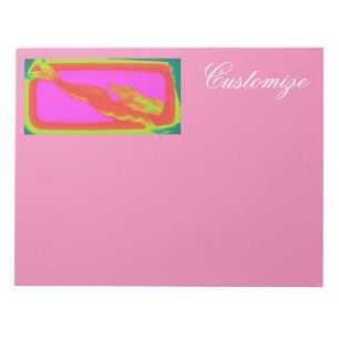 Rote Meerjungfrau Notizblock