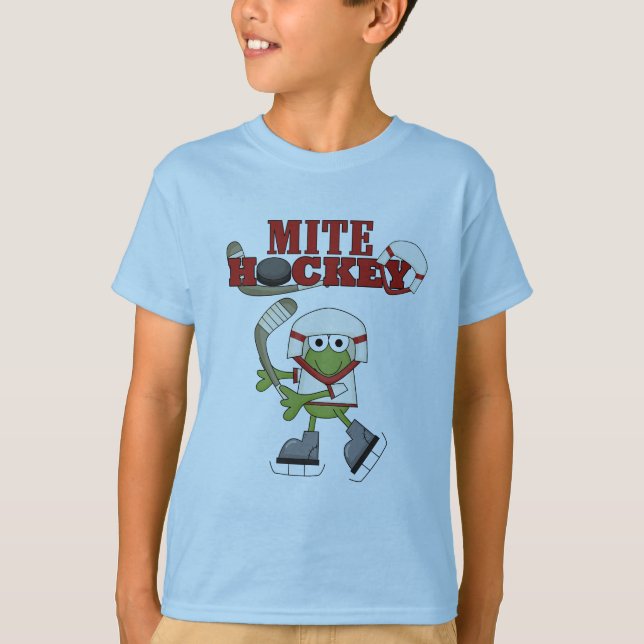 Rote Milben-Hockeyt-shirts und -geschenke T-Shirt (Vorderseite)