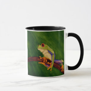 Rote mit Augen Baum-Frosch-Tasse Tasse