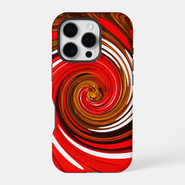 Rote Mix iPhone 16 Pro Hülle (Rückseite)