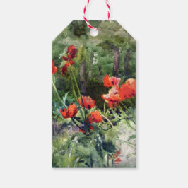 Rote Mohnblume (von Mildred Anne Butler) Geschenkanhänger