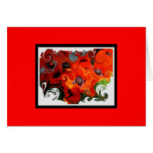 Rote Mohnblumen