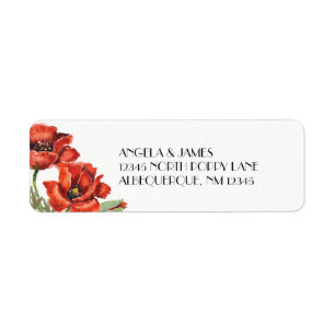 Rote Mohnblumen-Blume