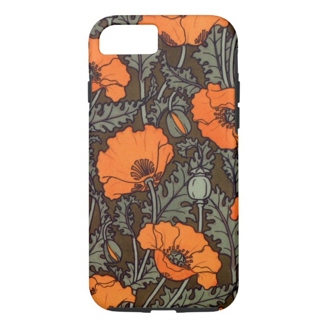 Rote Mohnblumen Case-Mate iPhone Hülle (Rückseite)