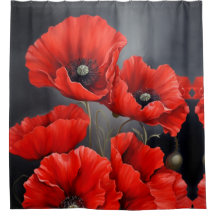 Rote Mohnblumen