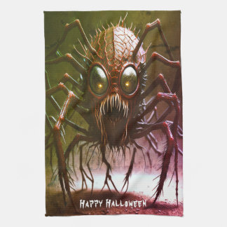 Rote Monster Halloween Küchentücher