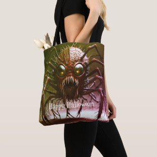 Rote Monster-Halloween-Tasche Tasche