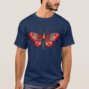 Rote Motte im Nachtgarten T-Shirt
