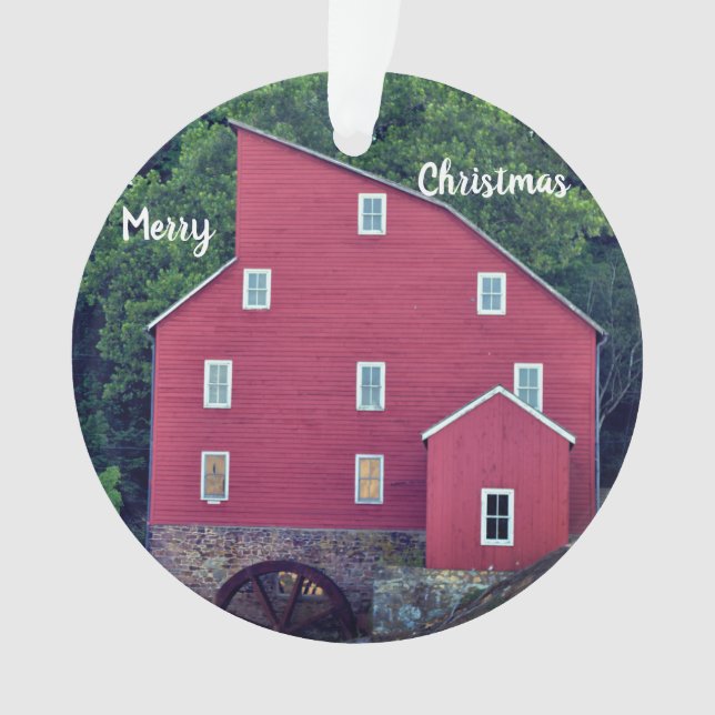 Rote Mühle Ornament (Vorderseite)