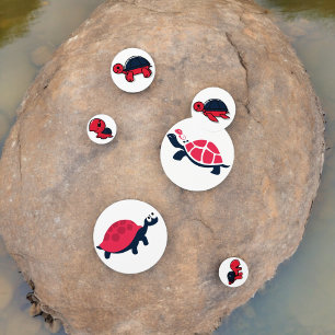 Rote Muschel Turtle Table Confetti Konfetti