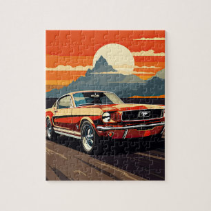 Rote Muscle Cars