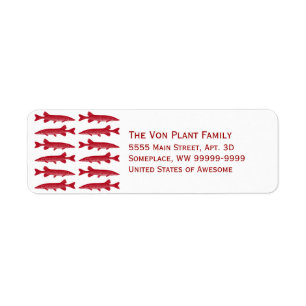 Rote Muskie Fische