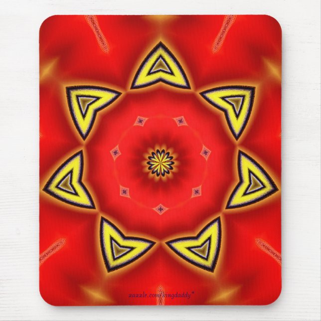Rote Narzisse Mousepad (Vorne)