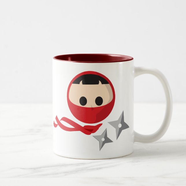 Rote Ninja Tasse (Rechts)