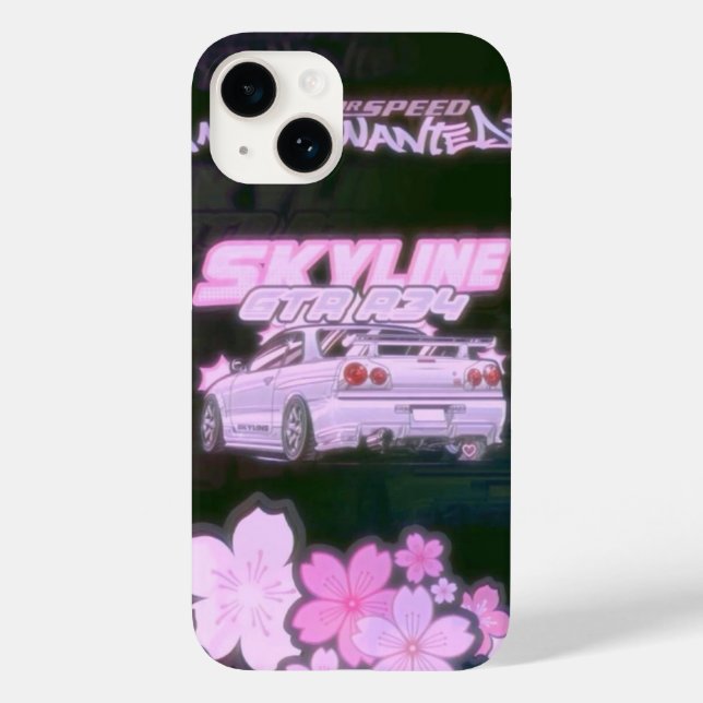 ROTE NISSAN GTR HANDYHÜLLEN Case-Mate iPhone 14 HÜLLE (Rückseite)