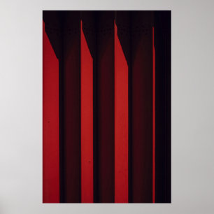 Rote Oberfläche Poster