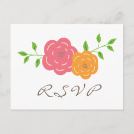 Rote orange UAWG Postkarte im Blut