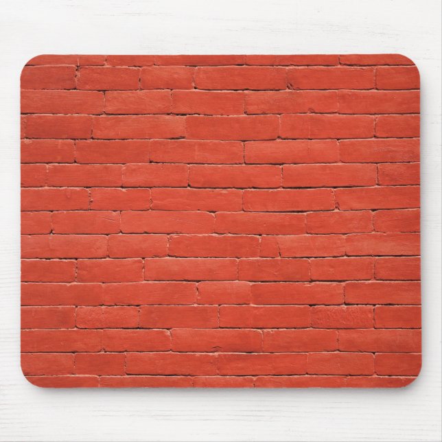 Rote Orange Wand Mousepad (Vorne)