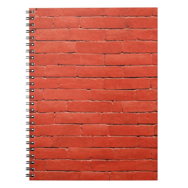 Rote Orange Wand Notizblock (Vorderseite)