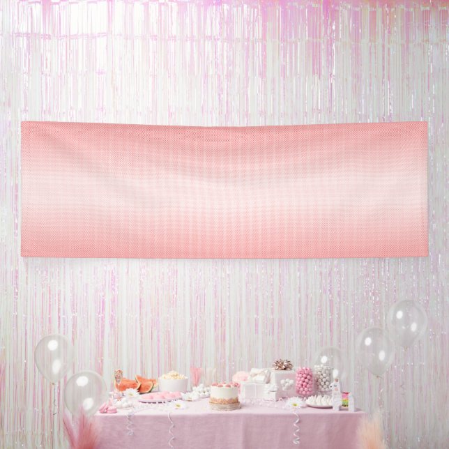 Rote, orangefarbene und rosa Pinselstriche vermisc Banner (Party)