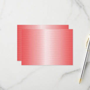 Rote, orangefarbene und rosa Pinselstriche vermisc RSVP Karte
