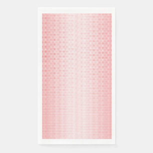 Rote, orangefarbene und rosa Pinselstriche vermisc Serviette