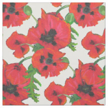 Rote orientalische Mohnblumen auf besonders