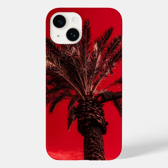 rote Palme Case-Mate iPhone 14 Hülle (Rückseite)