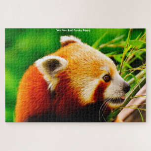 Rote Panda-Bären. Jigsaw Puzzle