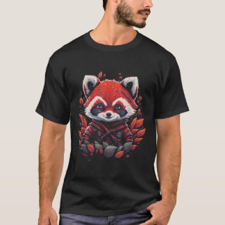 Rote Panda-Tier-Enthusiasten-Tierschützer T-Shirt
