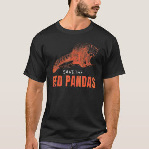 Rote Pandas retten  Rotes Panda-Tier  Grafik T-Shirt
