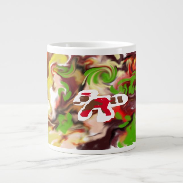 Rote Pandas sind cool  Jumbo-Tasse (Vorderseite)