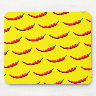Rote Paprikas Mousepad