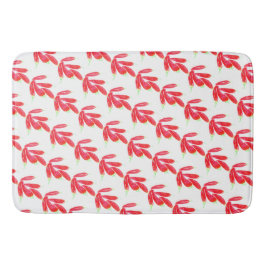 Rote Paprikaschoten im Wasser Bunch Bath Mat Badematte