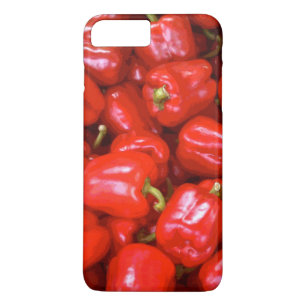Rote Paprikaschoten in posterisiertem Bild iPhone 8 Plus/7 Plus Hülle